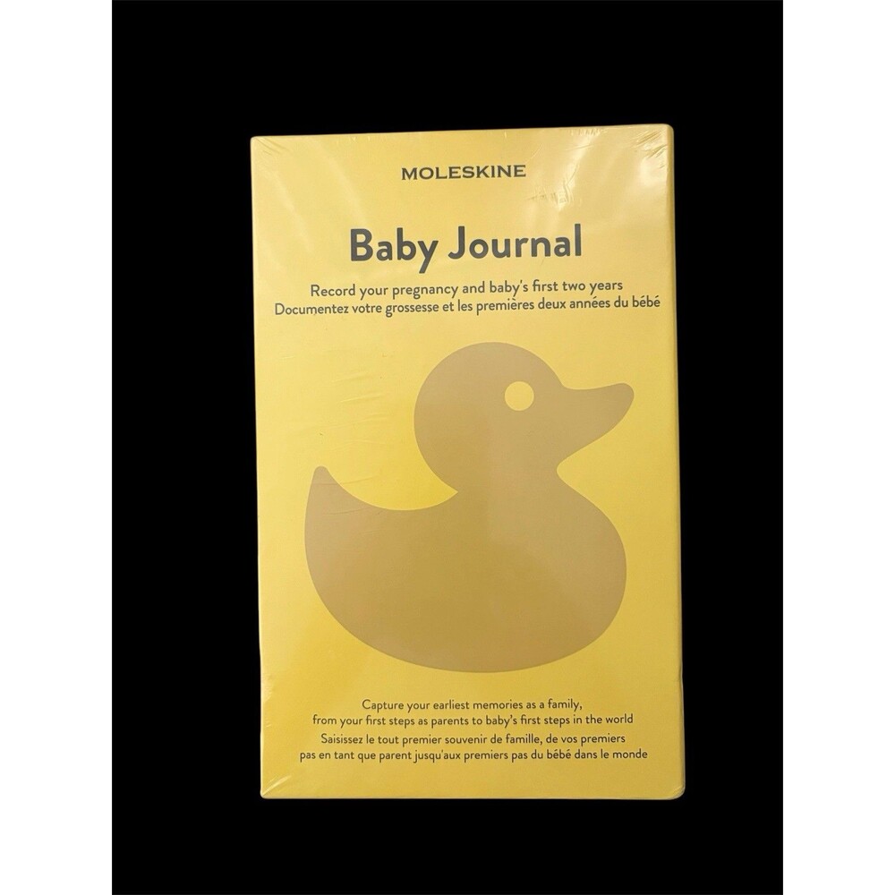 New Sealed Moleskine Baby & Pregnancy Journal 5"x8.25" Hardcover with Stickers!